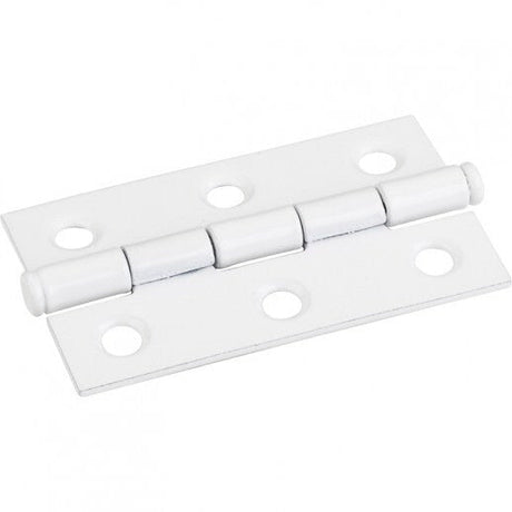 Hardware Resources 33527BWH butt hinge in satin nickel, additional view