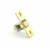 Ives 335B3 bright brass roller catch