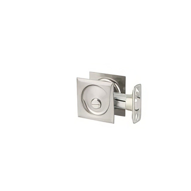 Kwikset 335SQT-15 satin nickel privacy pocket door lock