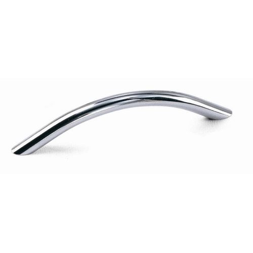 Laurey 33839 338 3.77" 1/2 Moon Steel Tech Cabinet Pull Satin Chrome