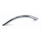 Laurey 33839 338 3.77" 1/2 Moon Steel Tech Cabinet Pull Satin Chrome