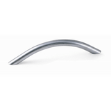 Laurey 33826 338 3.77" 1/2 Moon Steel Tech Cabinet Pull Polished Chrome
