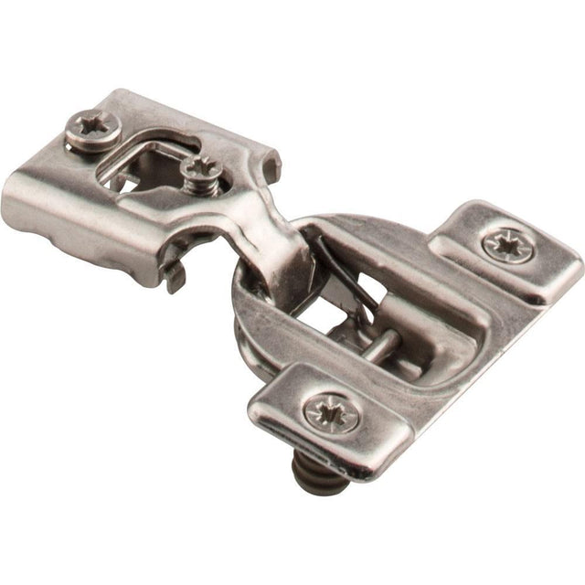 Hardware Resources 3390-2-2C polished nickel overlay self close cam adjustable face frame compact hinge