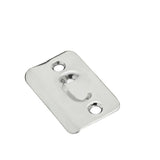 Better Home Products 33RCPC polished chrome ball catch strike plate
