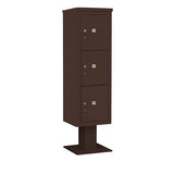 Salsbury Industries 3415S-3PBRZ bronze pedestal mailbox