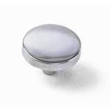 Laurey 34539 345 1-1/4" Zinc Tech Cabinet Knob Satin Chrome