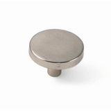 Laurey 34526 345 1-1/4" Zinc Tech Cabinet Knob Polished Chrome