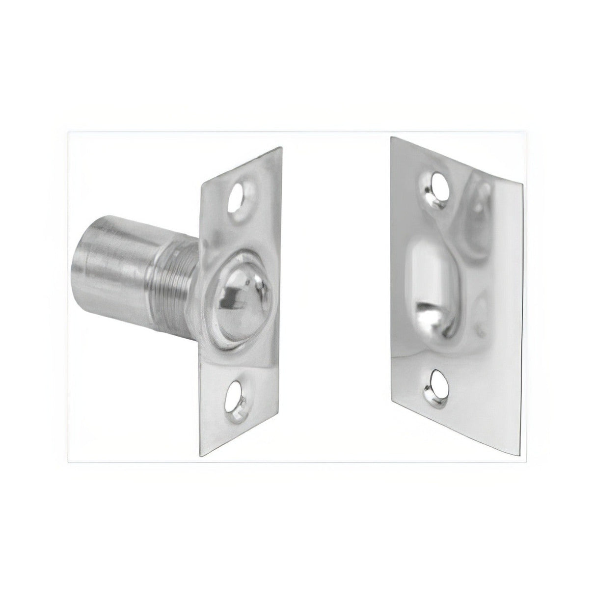 Ives 347B26D satin chrome ball catch