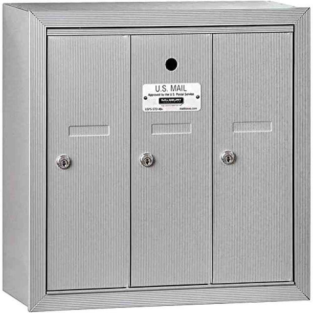 Salsbury Industries 3503ASU aluminum vertical mailbox usps access
