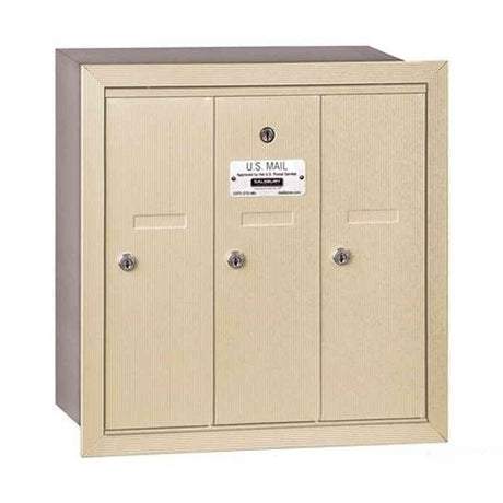 Salsbury Industries 3503SRP sandstone vertical mailbox private access