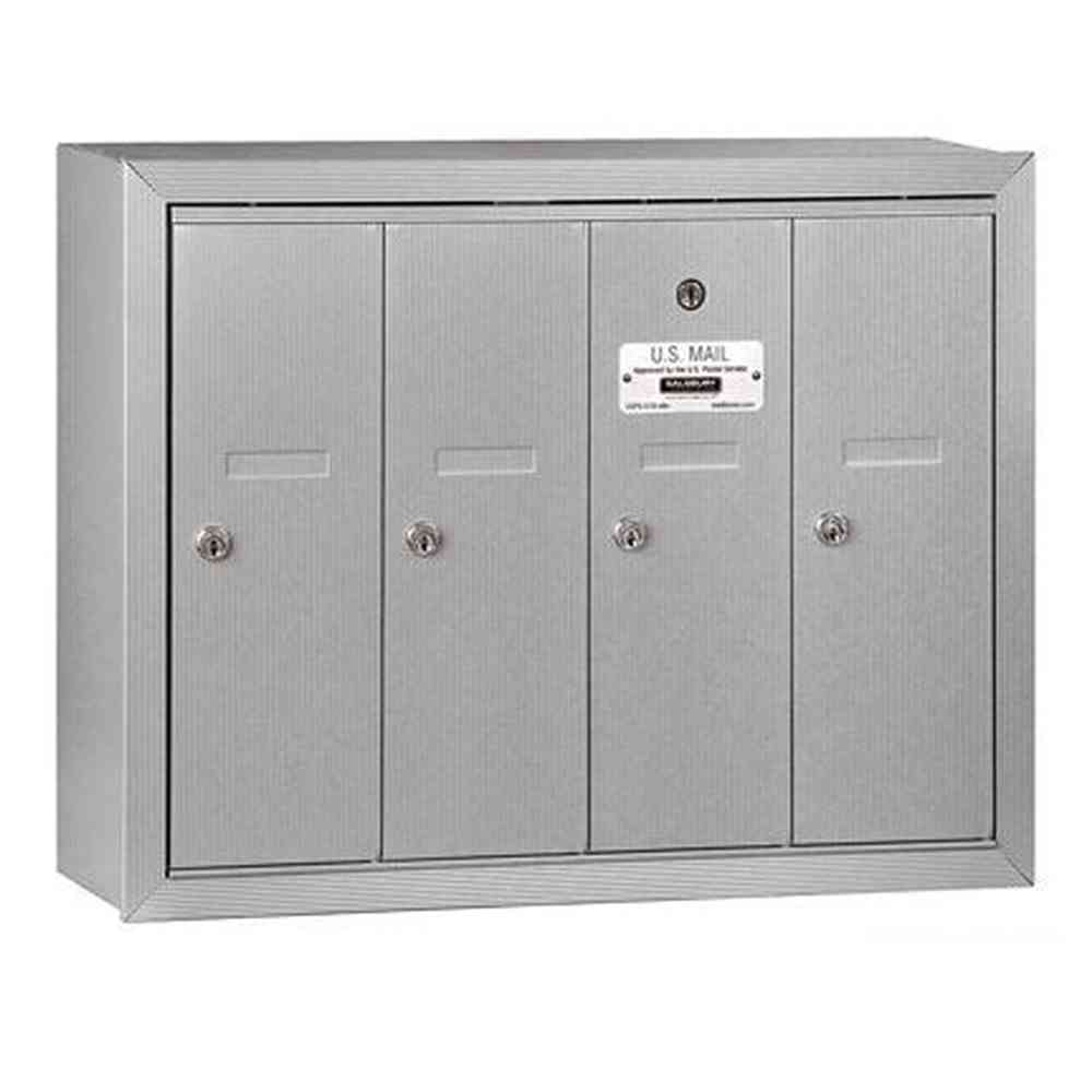 Salsbury Industries 3504ASU aluminum vertical mailbox usps access