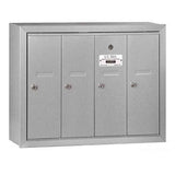 Salsbury Industries 3504ASU aluminum vertical mailbox usps access