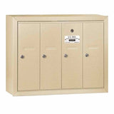 Salsbury Industries 3504SSU sandstone vertical mailbox usps access