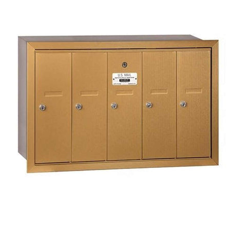 Salsbury Industries 3505BRU brass vertical mailbox usps access