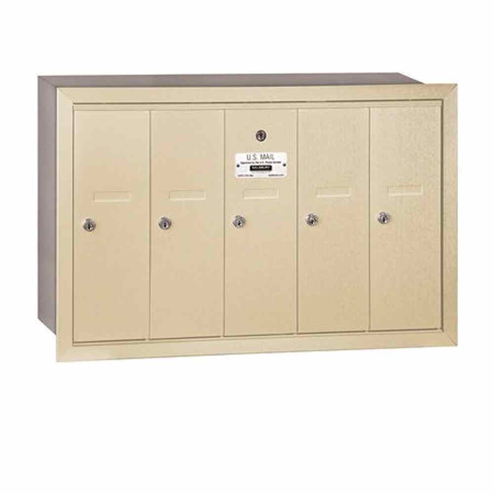 Salsbury Industries 3505SRU sandstone vertical mailbox usps access
