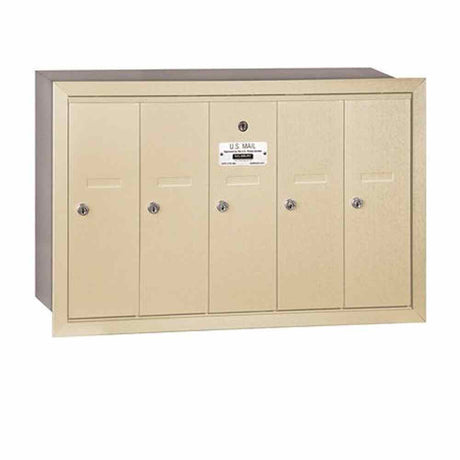 Salsbury Industries 3505SRU sandstone vertical mailbox usps access