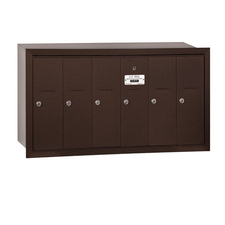 Salsbury Industries 3506ZRU bronze vertical mailbox usps access