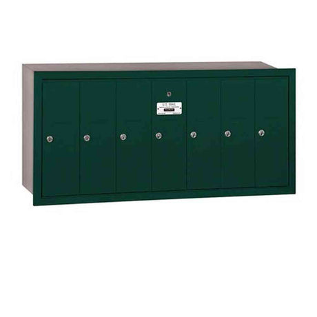 Salsbury Industries 3507GRU green vertical mailbox usps access