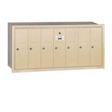 Salsbury Industries 3507SRU sandstone vertical mailbox usps access