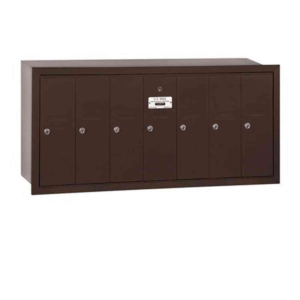 Salsbury Industries 3507ZRU bronze vertical mailbox usps access