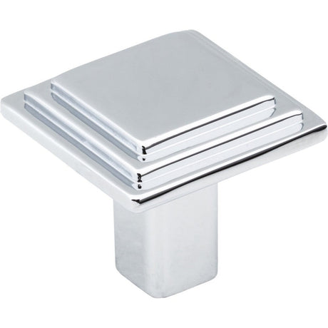 Elements 351 Calloway 1-1/8" Zinc Square Cabinet Knob