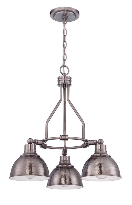 Craftmade 35923-AN Timarron 3 Light Down Chandelier Antique Nickel