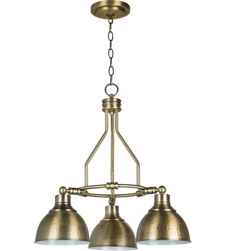 Craftmade 35923-LB Timarron 3 Light Down Chandelier Legacy Brass