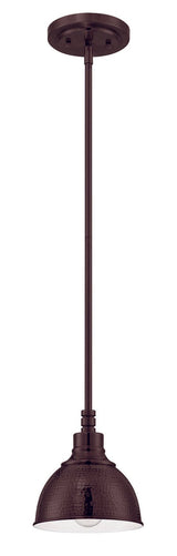 Craftmade 35991-ABZ aged bronze brushed mini pendant