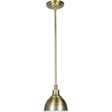 Craftmade 35991-LB legacy brass mini pendant