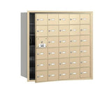 Salsbury Industries 3630SFU sandstone horizontal mailbox usps access