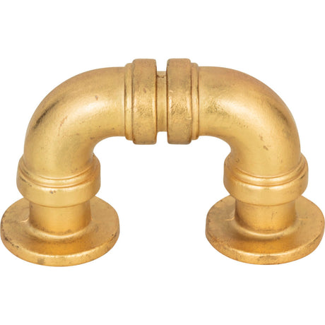 Atlas Homewares 366-UB vintage brass cabinet pull