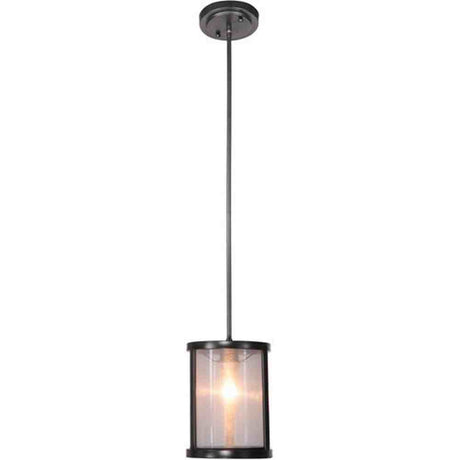 Craftmade 36791-MBK matte black mini pendant