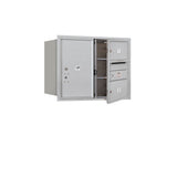 Salsbury Industries 3706D-02AFU-02-FU 4C Horizontal Mailbox 6 Door High Front Loading USPS Access Aluminum