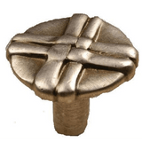 Laurey 37007 370 Lineage 1-3/8" Zinc Cabinet Knob Antique Copper