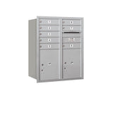 Salsbury Industries 3710D-08ARP aluminum horizontal mailbox private access