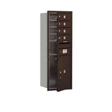 Salsbury Industries 3711S-04ZFP bronze horizontal mailbox private access