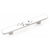 Laurey 37326 373 Graffiti 3" Zinc Cabinet Pull Polished Chrome