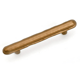 Laurey 37504 375 Merlot 3" Zinc Cabinet Pull Satin Brass