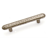 Laurey 37520 375 Merlot 3" Zinc Cabinet Pull Iron Black