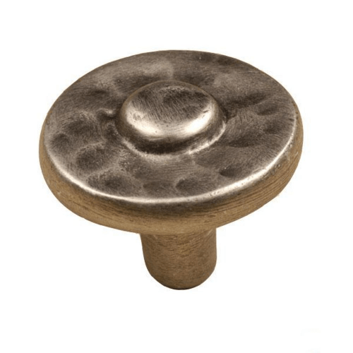 Laurey 37606 376 Nevada 1-3/8" Zinc Cabinet Knob Antique Pewter