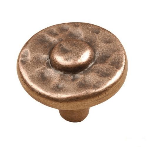Laurey 37607 376 Nevada 1-3/8" Zinc Cabinet Knob Antique Copper