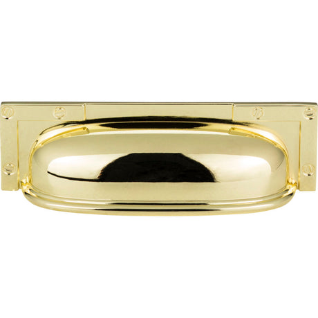 Atlas Homewares 382-PB polished brass cabinet pull