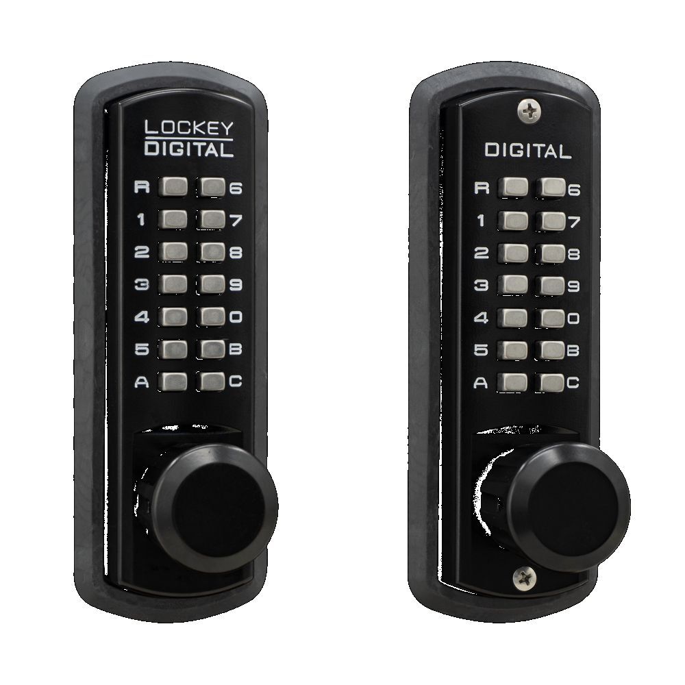 Lockey 3830JBMGDC Mechanical Keyless Knob Lock Passage Double Combination