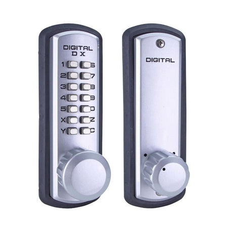 Lockey 3830SCMG satin chrome marine grade mechanical pushbutton locksets