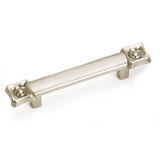 Laurey 38728 387 Flair 3" Zinc Cabinet Pull Satin Nickel