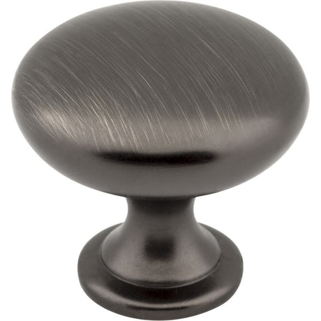 Elements 3910-BNBDL Madison 1-3/16" Brushed Pewter Zinc Cabinet Knob, front view