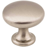 Elements 3910-SN-30 satin nickel mushroom cabinet knob