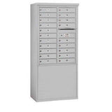 Salsbury Industries 3911D-20AFU aluminum free standing horizontal mailbox