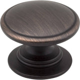 Jeffrey Alexander 3980-DBAC brushed oil rubbed bronze cabinet knob