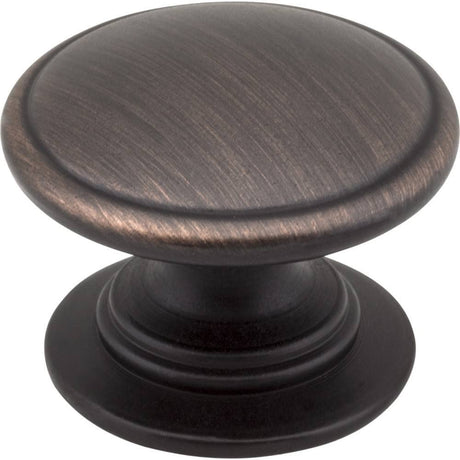 Jeffrey Alexander 3980-DBAC brushed oil rubbed bronze cabinet knob